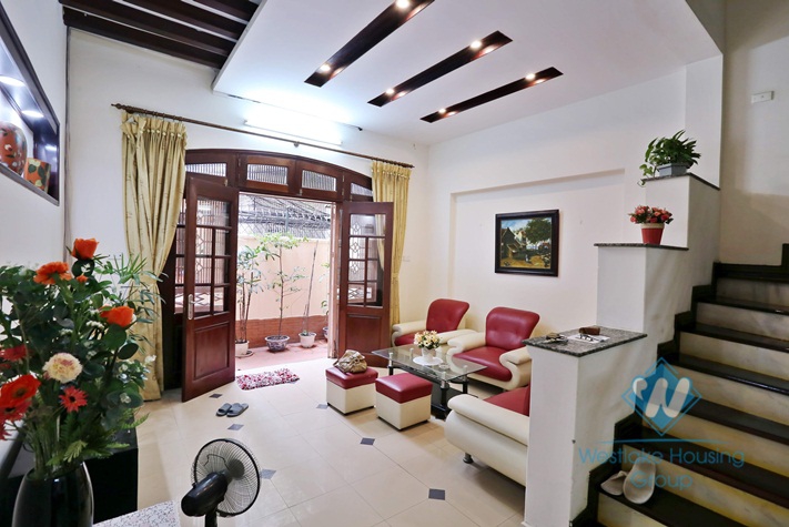 Nice house with yard for rent in Ba Dinh District, Ha Noii City